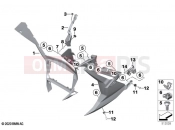 BMW Motorrad BMW 2021 S models S 1000 R (0E51, 0E53) Radiator trim