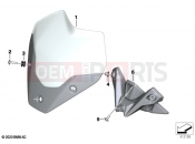 BMW Motorrad BMW 2021 S models S 1000 R (0E51, 0E53) Windshield / mounting