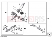 BMW Motorrad BMW 2021 S models S 1000 R (0E51, 0E53) Footrest system, left