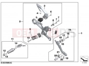 BMW Motorrad BMW 2021 S models S 1000 R (0E51, 0E53) Footrest system, right