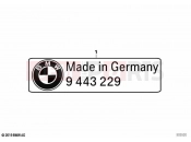BMW Motorrad BMW 2021 S models S 1000 R (0E51, 0E53) Signs