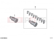 BMW Motorrad BMW 2021 S models S 1000 R (0E51, 0E53) Lock cylinder