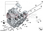 BMW Motorrad BMW 2021 S models S 1000 R (0E51, 0E53) Engine housing | Engine housing