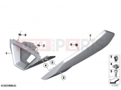 BMW Motorrad BMW 2021 S models S 1000 R (0E51, 0E53) Engine spoiler 2 | Engine spoiler 2