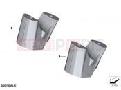 BMW Motorrad BMW 2021 S models S 1000 R (0E51, 0E53) Handlebar extension | Handlebar extension