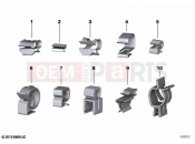BMW Motorrad BMW 2021 S models S 1000 R (0E51, 0E53) Retaining clips, cable clip