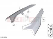 BMW Motorrad BMW 2021 S models S 1000 R (0E51, 0E53) Rear side panel | Rear side panel