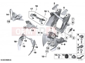BMW Motorrad BMW 2021 S models S 1000 R (0E51, 0E53) Front panel carrier 2