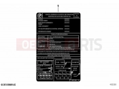 BMW Motorrad BMW 2021 S models S 1000 R (0E51, 0E53) Label 
