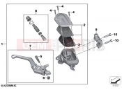 BMW Motorrad BMW 2021 S models S 1000 R (0E51, 0E53) Control assembly fitting 2 2