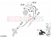 BMW Motorrad BMW 2021 S models S 1000 R (0E51, 0E53) Brake lines, front 2 2