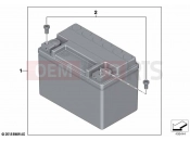 BMW Motorrad BMW 2021 S models S 1000 R (0E51, 0E53) AGM battery 2