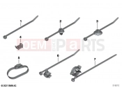 BMW Motorrad BMW 2021 S models S 1000 R (0E51, 0E53) Cable tie, cable tie with holder 2
