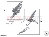 Footpeg system | Footpeg system - BMW Motorrad S 1000 RR 19 (0E21, 0E23) 2020