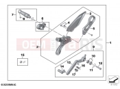 BMW Motorrad BMW 2021 S models S 1000 RR 21 (0E61, 0E63) Footrest system, right | Footrest system, right