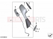 BMW Motorrad BMW 2021 S models S 1000 RR 21 (0E61, 0E63) Mirror / LED turn indicators | Mirror / LED turn indicators