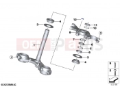 BMW Motorrad BMW 2021 S models S 1000 RR 21 (0E61, 0E63) Fork bridge, bottom / top | Fork bridge, bottom / top