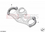 BMW Motorrad BMW 2021 S models S 1000 RR 21 (0E61, 0E63) M clamp for stub handlebars | M clamp for stub handlebars