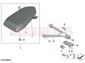 BMW Motorrad BMW 2021 S models S 1000 RR 21 (0E61, 0E63) Retrofitting passenger package | Retrofitting passenger package