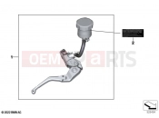 BMW Motorrad BMW 2021 S models S 1000 RR 21 (0E61, 0E63) Handbrake control assembly 2 | Handbrake control assembly 2