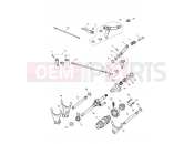 TRIUMPH THUNDERBIRD Gear Selectors & Pedal