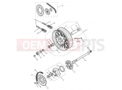 TRIUMPH SCRAMBLER EFI Rear Wheel & Final Drive