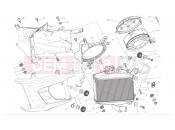DUCATI Diavel Chromo Radiator (left)