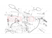 DUCATI Diavel Chromo Handlebar and controls