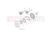 TRIUMPH Speed Twin 1200 Starter Drive Gears