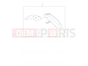 Triumph 2022 STREET SCRAMBLER High Mudguard Kit, Painted