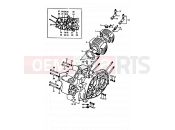 SUZUKI A100-4 N (1992) 1 - CYLINDER - CRANKCASE