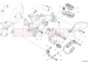 DUCATI Multistrada V4 RS Left footrest & gear shift pedal