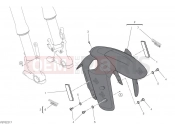 DUCATI Multistrada V4 S Front mudguard (carbon)