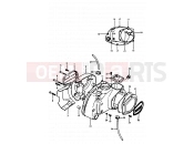 SUZUKI A100 N (1992) 3 - CRANKCASE COVER (A100N)
