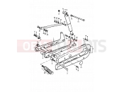 SUZUKI A100 N (1992) 41 - REAR SWINGING ARM