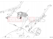 DUCATI 2024 Diavel V4 Rear shock absorber