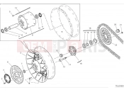 DUCATI 2024 DesertX Rear wheel