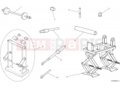 DUCATI 2024 DesertX Workshop service tools - engine