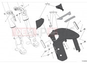 DUCATI 2024 DesertX Front mudguard - RR22
