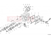 DUCATI 2024 Hypermotard 950 Horizontal cylinder head timing