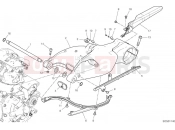 DUCATI 2024 Hypermotard 950 Rear swingarm