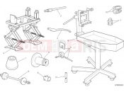 DUCATI 2024 Hypermotard 950 Workshop service tools (frame)