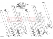 DUCATI 2024 Hypermotard 950 Front fork