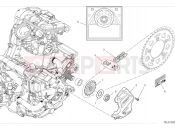 DUCATI Monster Front sprocket & chain