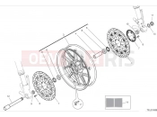 DUCATI Monster Front wheel