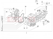 Crankcase - Piaggio Beverly 400 ie Tourer 2010