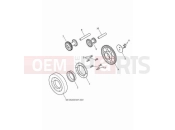 TRIUMPH Speed Twin 900 Starter drive gears