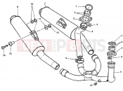 DUCATI 1998 900 SS Final Ed. EXHAUST SYSTEM » EXHAUST SYSTEM