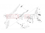 DUCATI Diavel AMG L.h. footrests