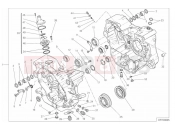 DUCATI 2018 Scrambler Full Throttle COMPLETE HALF-CRANKCASES PAIR
